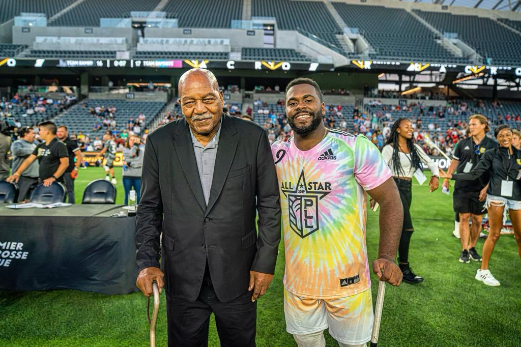 Trevor Baptiste at the All-Star Game