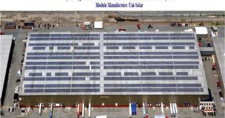 Grid+Tied+700kW+Metal+Roof+Mounted+Photovoltaic+System